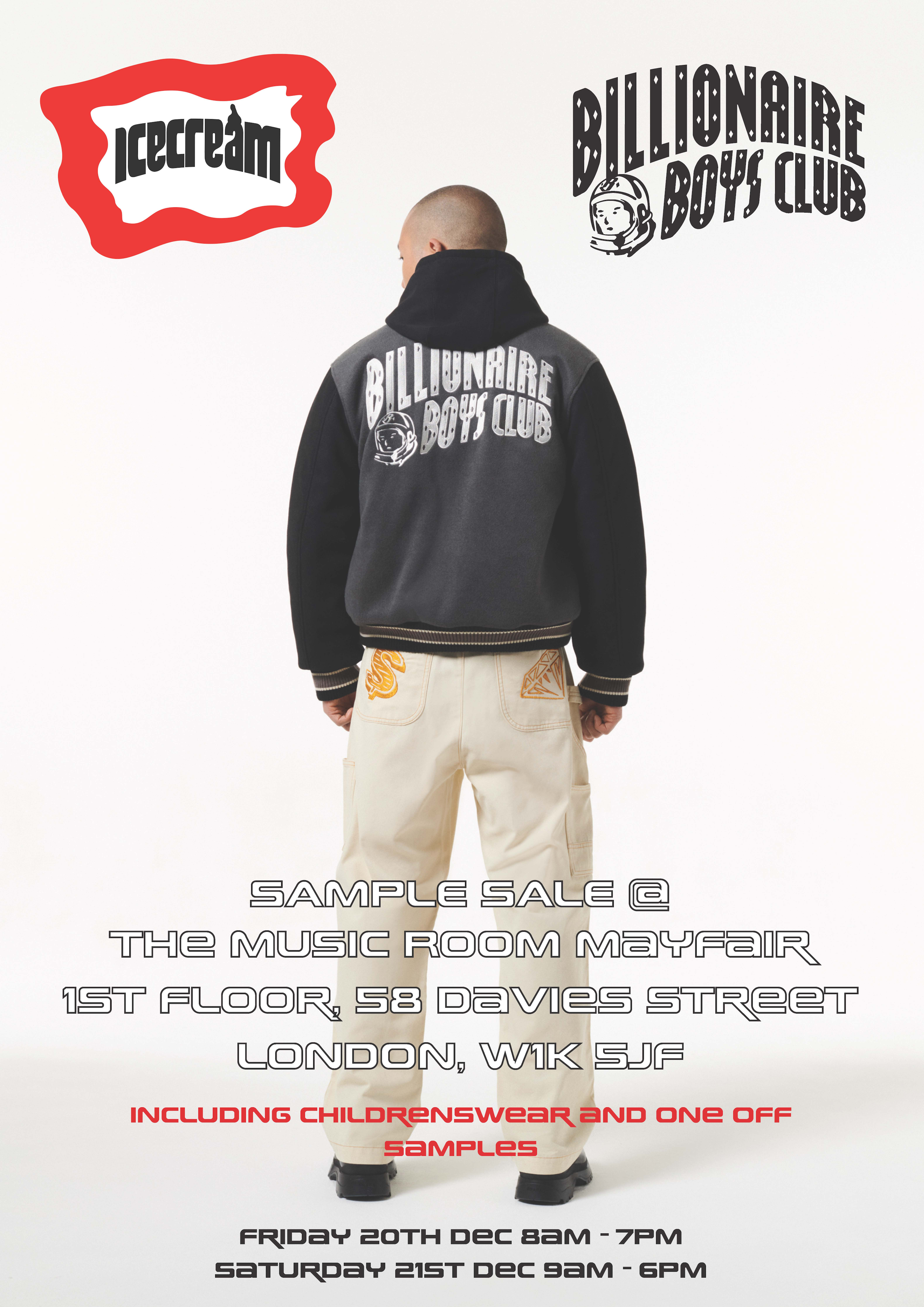 BILLIONAIRE BOYS CLUB X ICECREAM