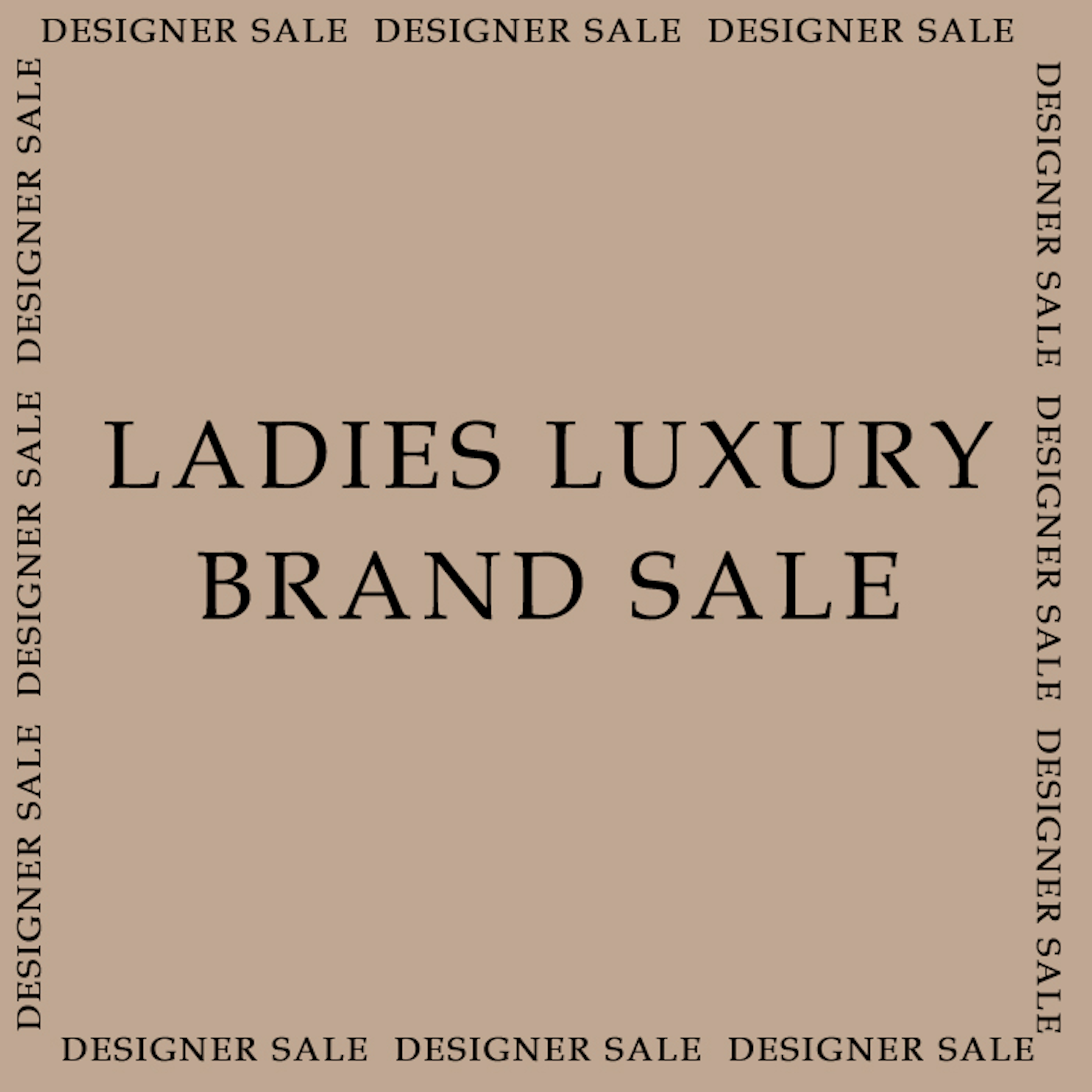 Ladies Luxury Brand Sale
