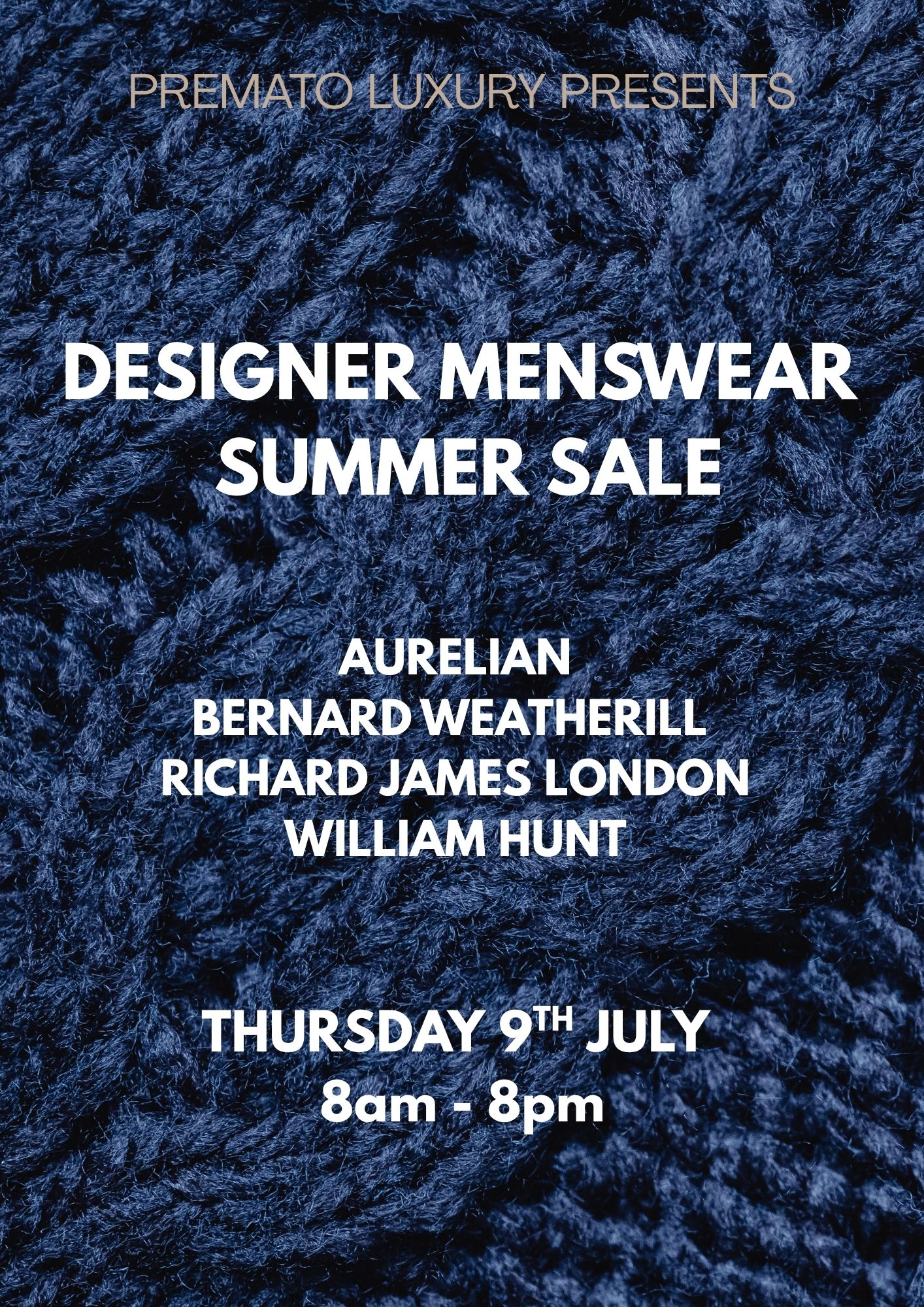 Designer Menswear Summer Sale